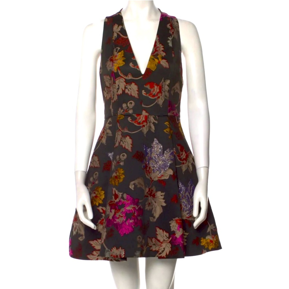 ALICE + OLIVIA BROCADE DRESS